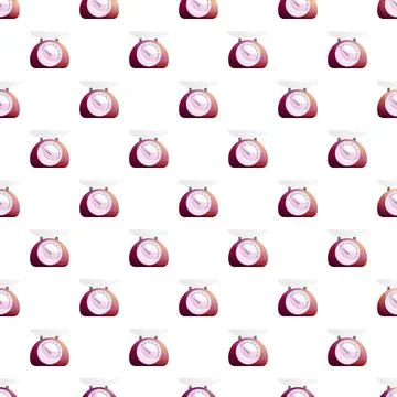 Kitchen scales seamless pattern for baking and cooking Stock Illustration