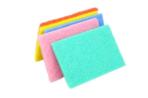 Kitchen scouring pads Stock Photos