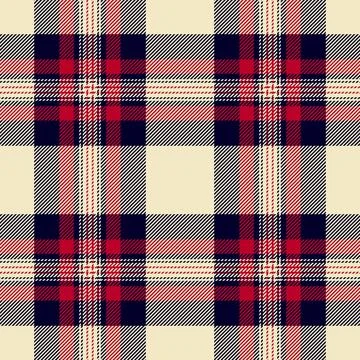 Kitchen seamless texture textile, warp background check plaid. Complexity t.. Stockillustratie