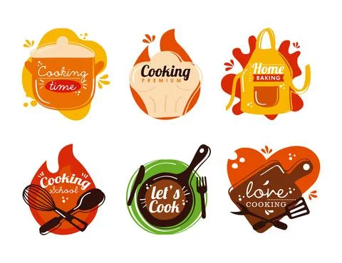 Kitchen set tools Illustrazione stock