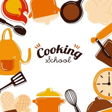 Kitchen set tools Stock Illustration