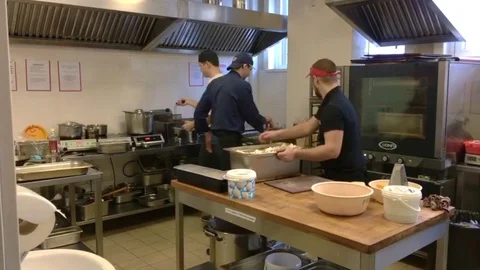 Kitchen, shooting time-laps Stock Footage 82563063