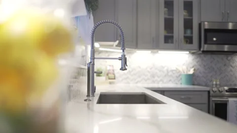 Kitchen Sink Stock Footage