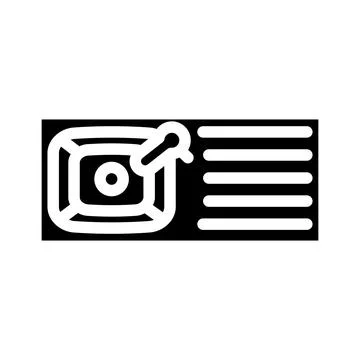 Kitchen sink glyph icon vector illustration Stock Illustration