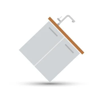 Kitchen sink Stock Illustration