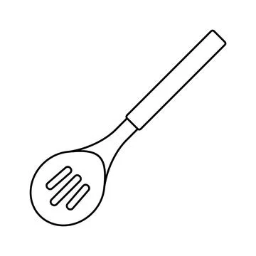 Kitchen Skimmer icon Stock Illustration