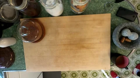 Kitchen Sliced Apples Cutting Board Meal Preperation Healthy Lifestyle Eating Stock Footage 324873622