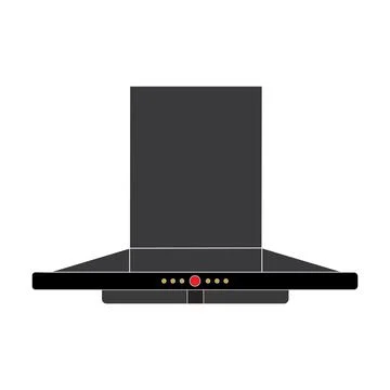 Kitchen smoke exhauster icon Stock Illustration