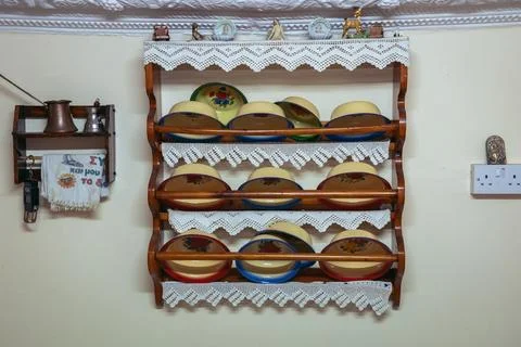 Kitchen in Sofia And Andreas House in Letymbou, Cyprus Foto stock