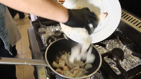Kitchen sounds Stock Footage 121248911