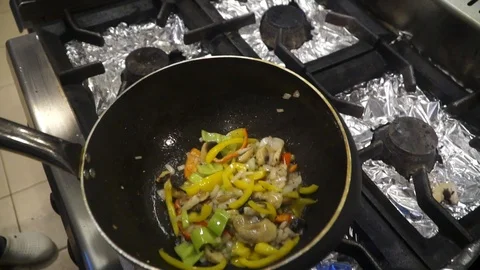 Kitchen sounds Video stock 122199301