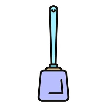 Kitchen spatula for cooking vector cartoon illustration Stock Illustration