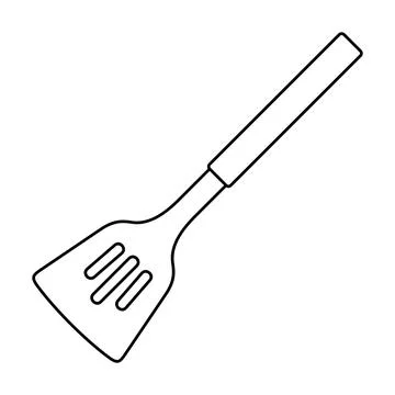 Kitchen spatula icon Stock Illustration