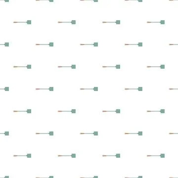 Kitchen spatula tools seamless cooking pattern background Stock Illustration
