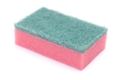 Kitchen sponge for dishes Stock Photos