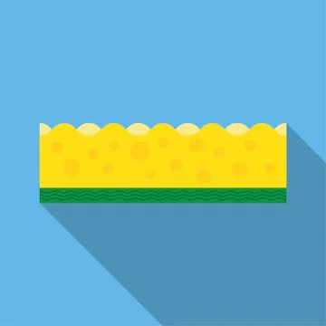 Kitchen sponges flat icon Stock Illustration