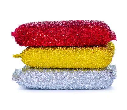 Kitchen sponges scrub Stock Photos