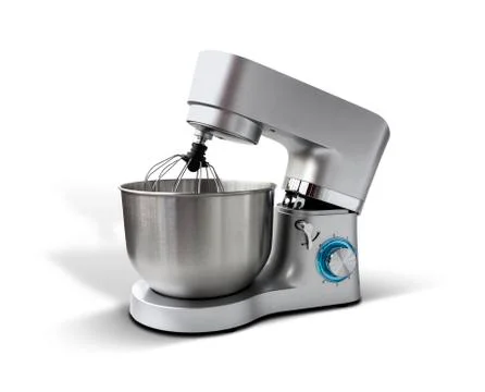 Kitchen stand mixer isolated Stock Photos