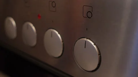 Kitchen stove operation in slow motion 2 Stock Footage 49076164