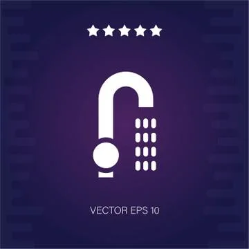 Kitchen tab vector icon Stock Illustration