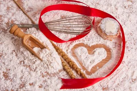 Kitchen table at christmas Stock Photos