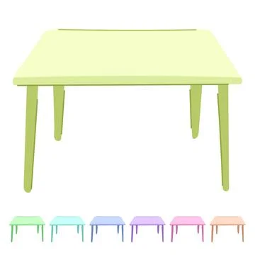 Kitchen table dining vector cartoon graphic 스톡 일러스트
