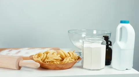 Kitchen table Stock Footage