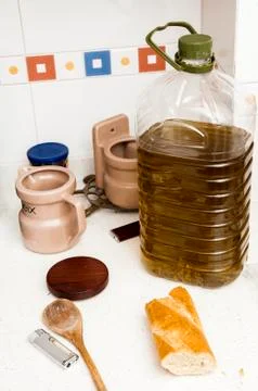 Kitchen table Stock Photos