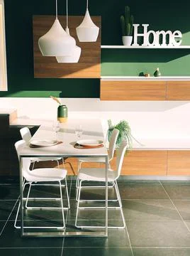 Kitchen table Stock Photos