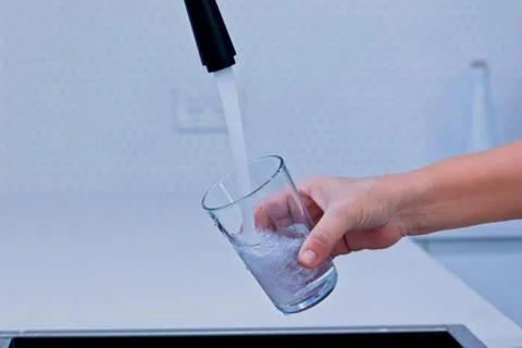 Kitchen tap Foto stock