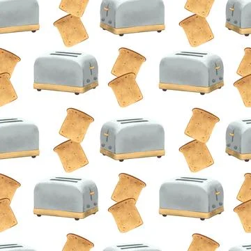 Kitchen theme seamless pattern for your design Stock Illustration