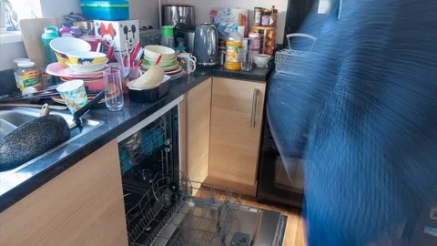 Kitchen timelapse Stock Footage 123705690