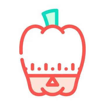 Kitchen timer color icon vector illustration Stock Illustration