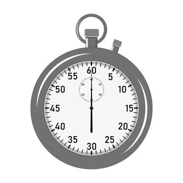 Kitchen timer, color vector isolated illustration Stock Illustration