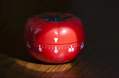 Kitchen timer for cooking and working Stock Photos