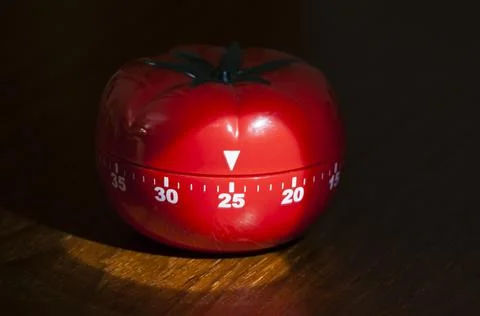Kitchen timer for cooking and working Stock Photos