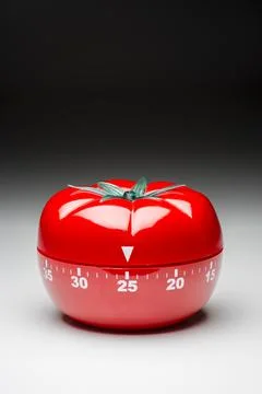 Kitchen timer for cooking and working productively. Stock Photos