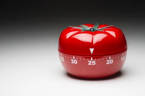 Kitchen timer for cooking and working productively. Stock Photos