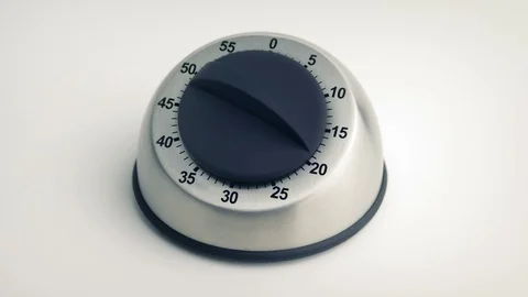 Kitchen Timer Counts Down To Zero Stock Footage 88588659