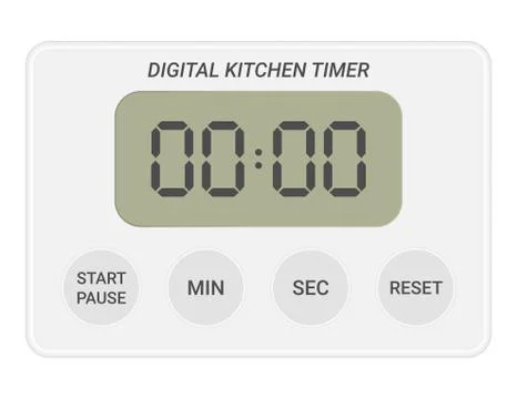 Kitchen timer illustration Stock Illustration