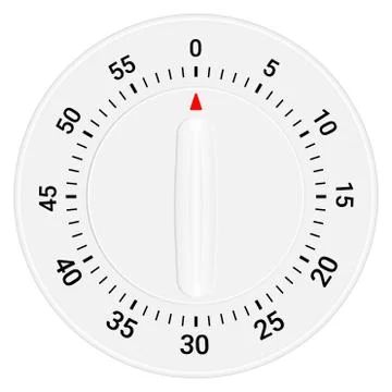 Kitchen timer illustration Stock Illustration