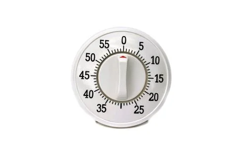 Kitchen timer isolated Stock Photos
