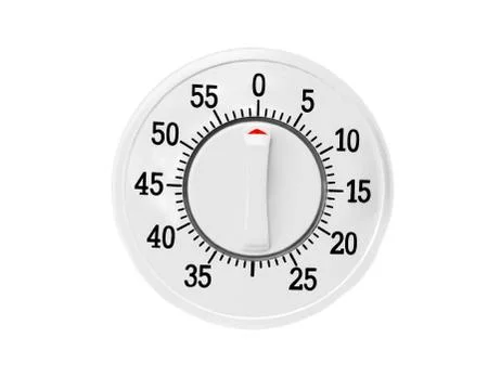 Kitchen timer isolated Stock Photos