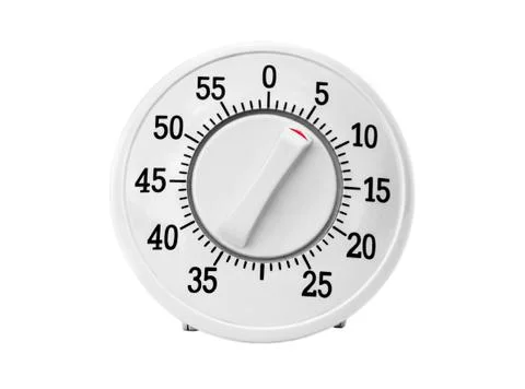 Kitchen timer isolated Stock Photos