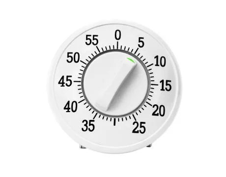 Kitchen timer isolated Stock Photos