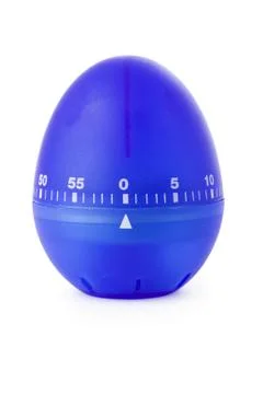 Kitchen timer isolated on a white background. Foto stock