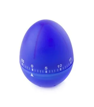 Kitchen timer isolated on a white background. Foto stock