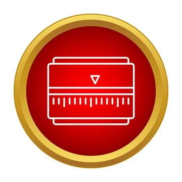Kitchen timer regulating cooking time vector icon Stock Illustration