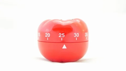 Kitchen timer time lapse Stock Footage 89316021