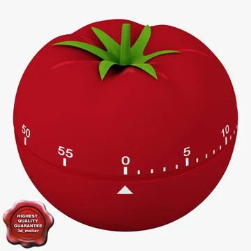 Timer Tomato ~ 3D Model ~ Download #91433158 | Pond5